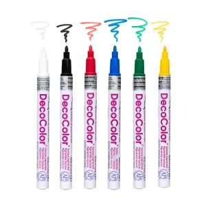 Marvy DecoColor Fine 200S – jemný lakový popisovač