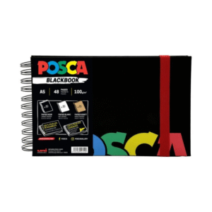 POSCA skicák A5 – 48 listů, mix 3 barev papíru, 100 gm²