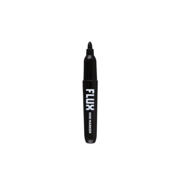 Flux Mini Marker – Mini permanentní popisovač s ostrým hrotem 2–3 mm - černá