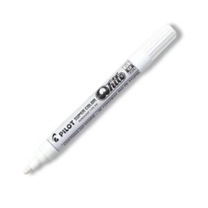 Lakový popisovač PILOT SC-PB M – bílý, střední (2 mm)