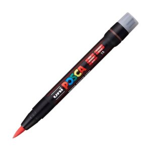 UNI POSCA PCF-350 – Akrylový fix se štětcovým hrotem