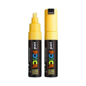Akrylový popisovač Uni Posca PC-8K, 8 mm, žlutý
